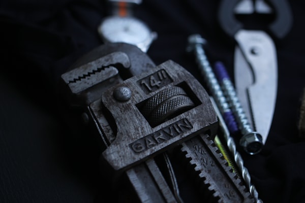 Professional pipe wrench for plumbing repairs